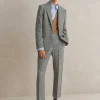 Clearance ME+EM Houndstooth Blazer + Slim Crop Trouser Suit Neutrals