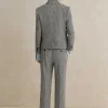 Discount ME+EM Houndstooth Cropped Jacket + Slim Crop Trouser Suit Black
