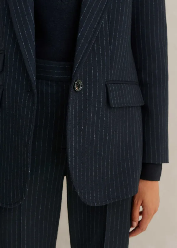 Sale ME+EM Italian Pinstripe Suit Multicolour