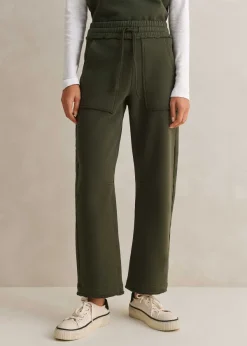 New ME+EM Jersey Engineered-Leg Jogger Olive