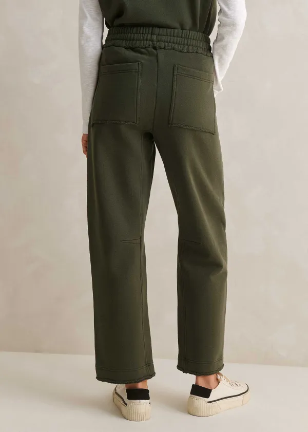New ME+EM Jersey Engineered-Leg Jogger Olive