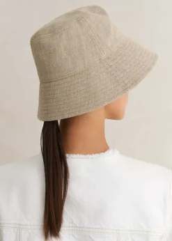 ME+EM Linen Bucket Hat Natural