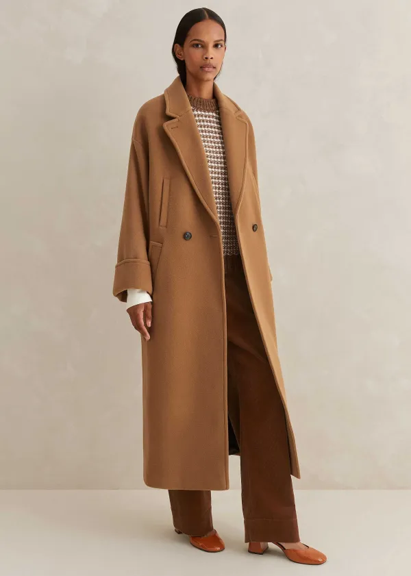 ME+EM Longline Coat Camel