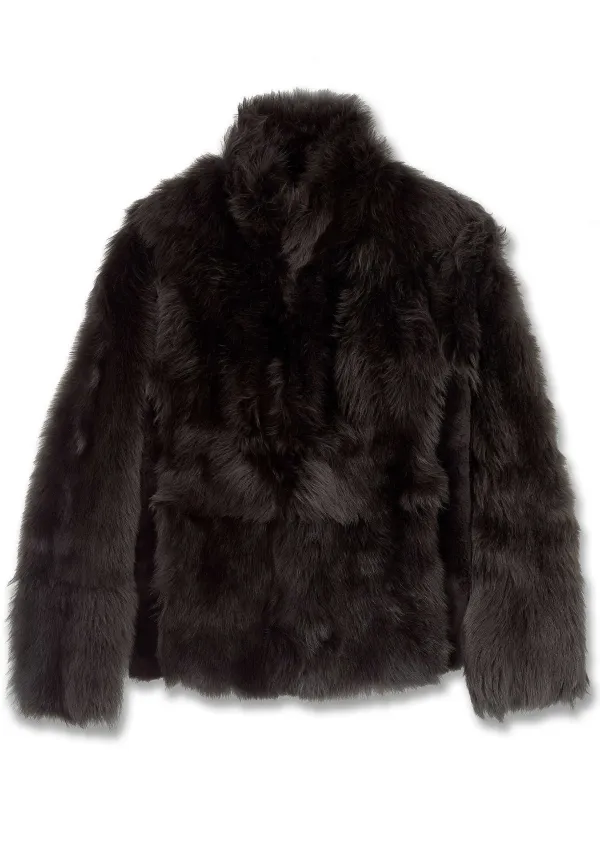 Best ME+EM Luxe Toscana Shearling Jacket Chocolate