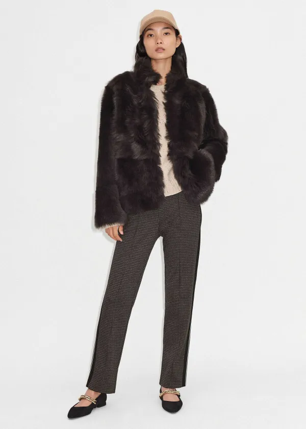 Best ME+EM Luxe Toscana Shearling Jacket Chocolate