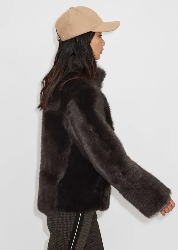 Best ME+EM Luxe Toscana Shearling Jacket Chocolate