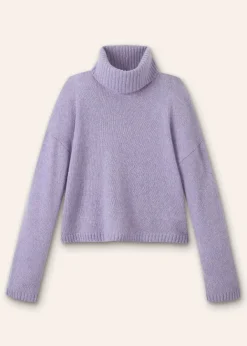 Best ME+EM Merino Cashmere Silk Relaxed Jumper + Snood Lilac Moulin