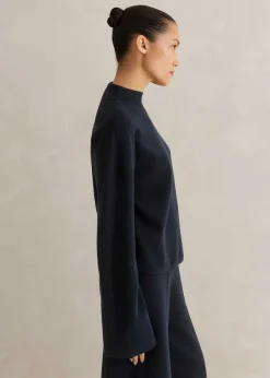 Best ME+EM Merino Milano Jumper Dark Navy