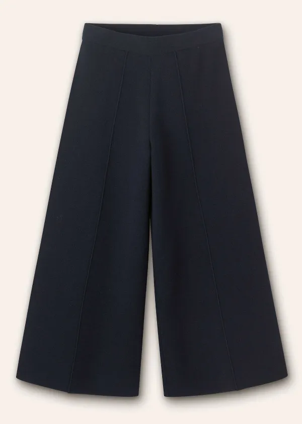 Sale ME+EM Merino Milano Knitted Trouser Dark Navy