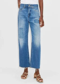 Clearance ME+EM Messed Up Authentic Relaxed Jean Blue