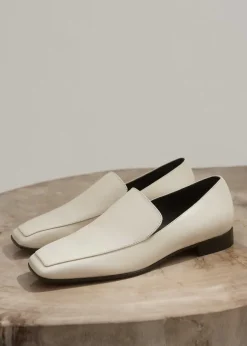 Clearance ME+EM Modern Leather Loafer Off White