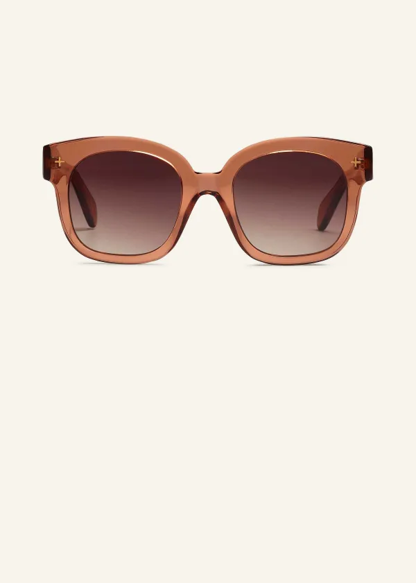 ME+EM Oversized Sunglasses Caramel