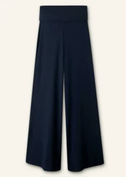 ME+EM Palazzo Pant Dark Navy