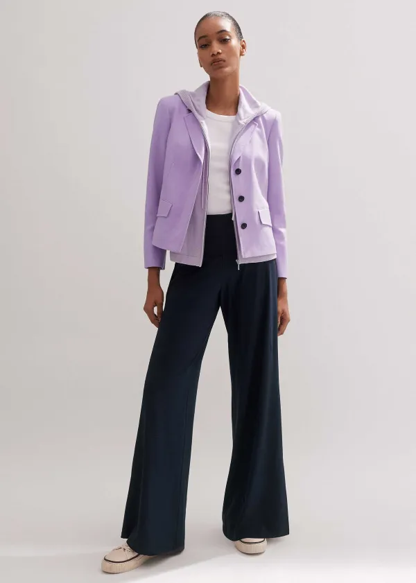 ME+EM Palazzo Pant Dark Navy