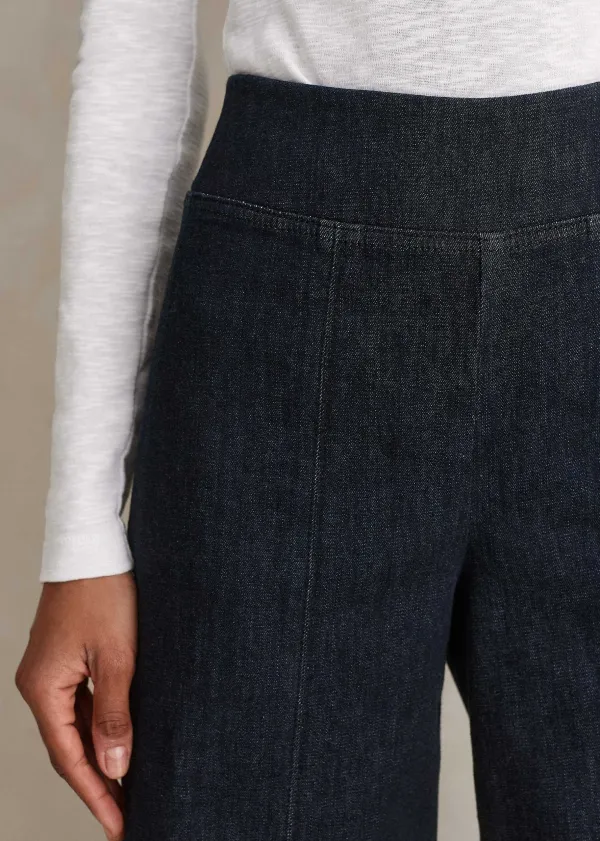 Clearance ME+EM Palazzo Travel Jean Indigo