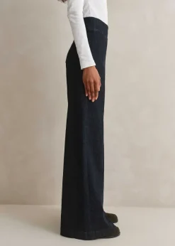 Clearance ME+EM Palazzo Travel Jean Indigo
