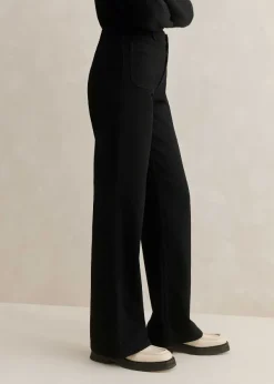 Best ME+EM Patch Pocket Subtle Flare Jean Black