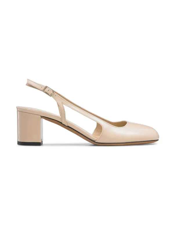 ME+EM Patent Slingback Nude