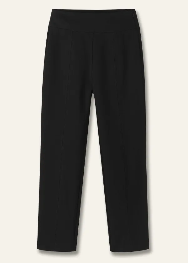 Sale ME+EM Ponte Split Hem Crop Trouser Black