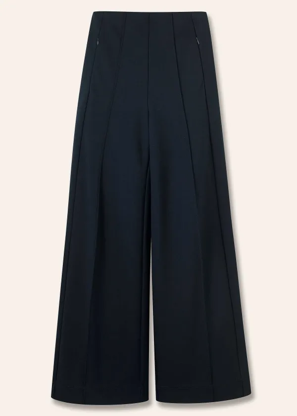 Clearance ME+EM Regular Length Travel Tailoring Palazzo Navy