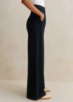 Clearance ME+EM Regular Length Travel Tailoring Palazzo Navy