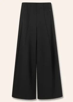 Online ME+EM Regular Length Travel Tailoring Palazzo Black