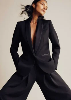 New ME+EM Regular-Length Forever Tux Trouser Suit Black