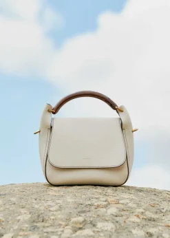 Discount ME+EM Resin Handle Crossbody Bag Off White