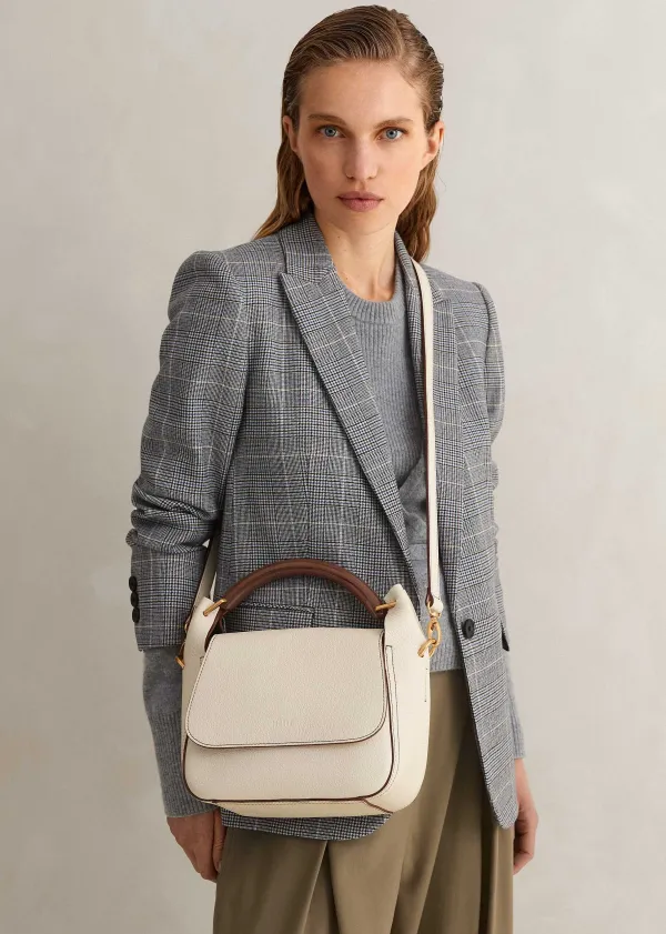 Discount ME+EM Resin Handle Crossbody Bag Off White