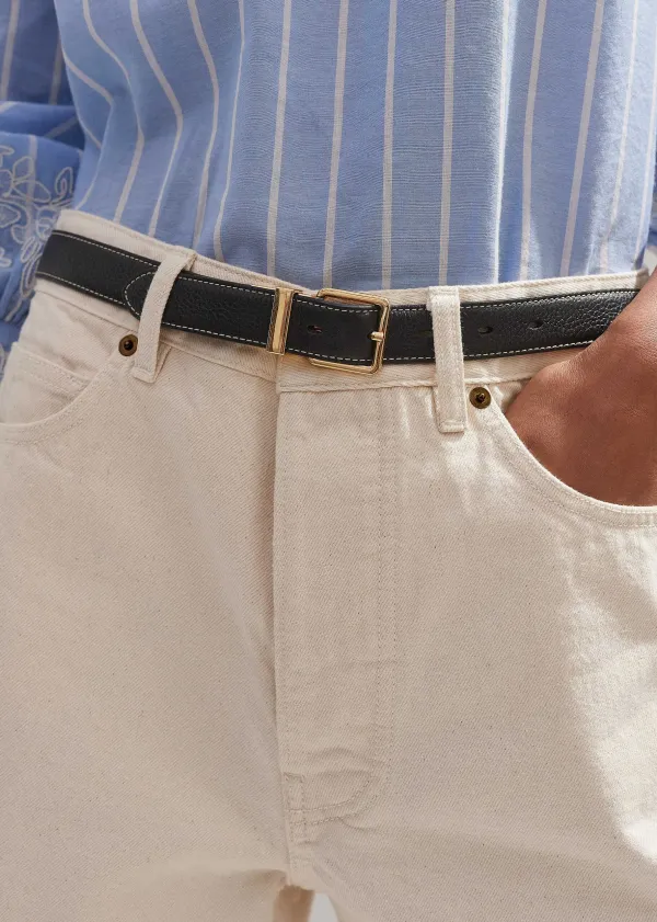 ME+EM Reversible Belt Black/Tan
