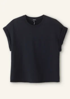 Discount ME+EM Roll Cuff Sweatshirt Navy