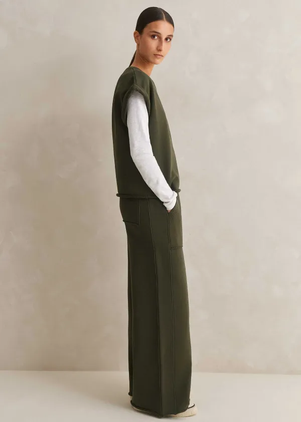 Hot ME+EM Roll Cuff Sweatshirt + Trouser Co-Ord Green