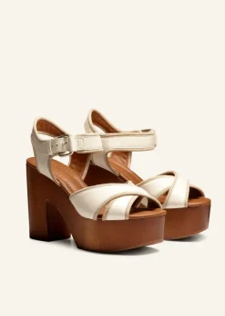 Clearance ME+EM 70S Clog Sandal Off White