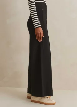 Discount ME+EM Short Length Travel Tailoring Palazzo Black