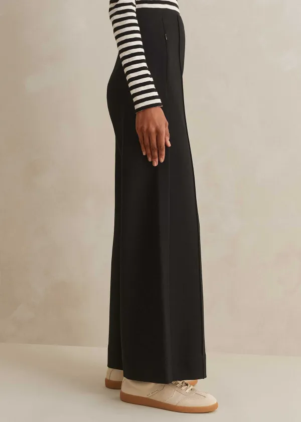 Discount ME+EM Short Length Travel Tailoring Palazzo Black