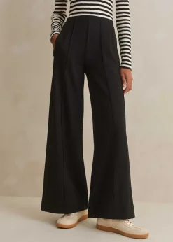 Discount ME+EM Short Length Travel Tailoring Palazzo Black