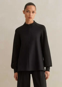 Hot ME+EM Short Length Travel Tailoring Wide-Leg Palazzo Co-Ord Black