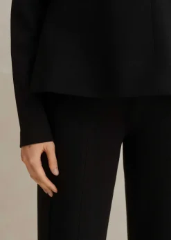 Online ME+EM Short Travel Tailoring Kick Flare Trouser Co-Ord Black