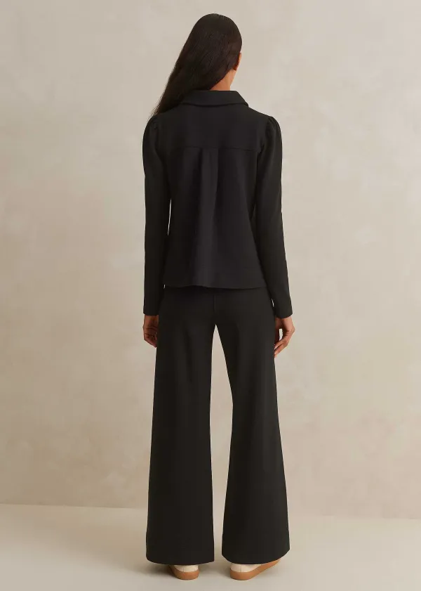 Discount ME+EM Short-Length Travel Tailoring Palazzo Co-Ord Black