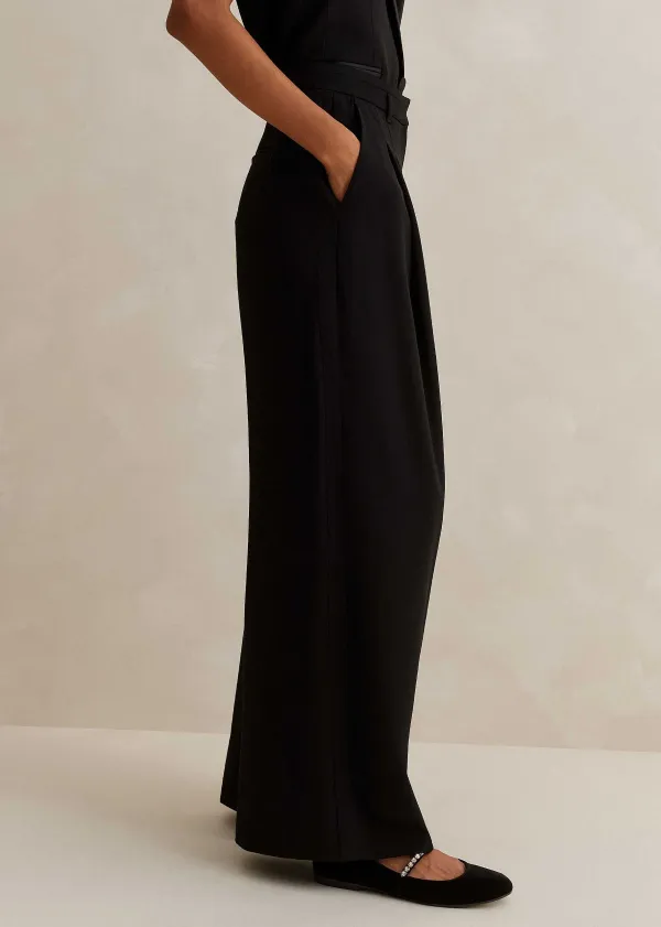 ME+EM Short-Length Wide-Leg Forever Tux Trouser Short Length