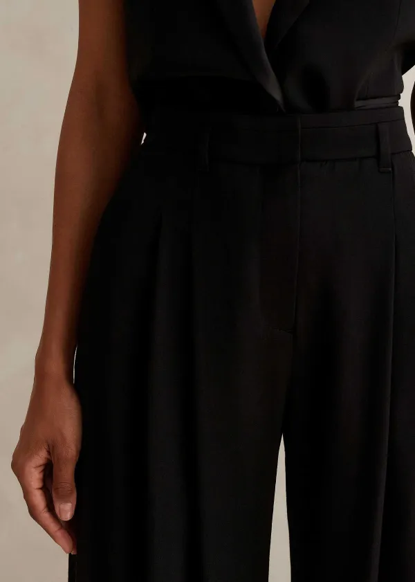 ME+EM Short-Length Wide-Leg Forever Tux Trouser Short Length