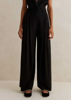 ME+EM Short-Length Wide-Leg Forever Tux Trouser Short Length