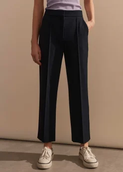 Online ME+EM Slim Crop Forever Trouser Navy