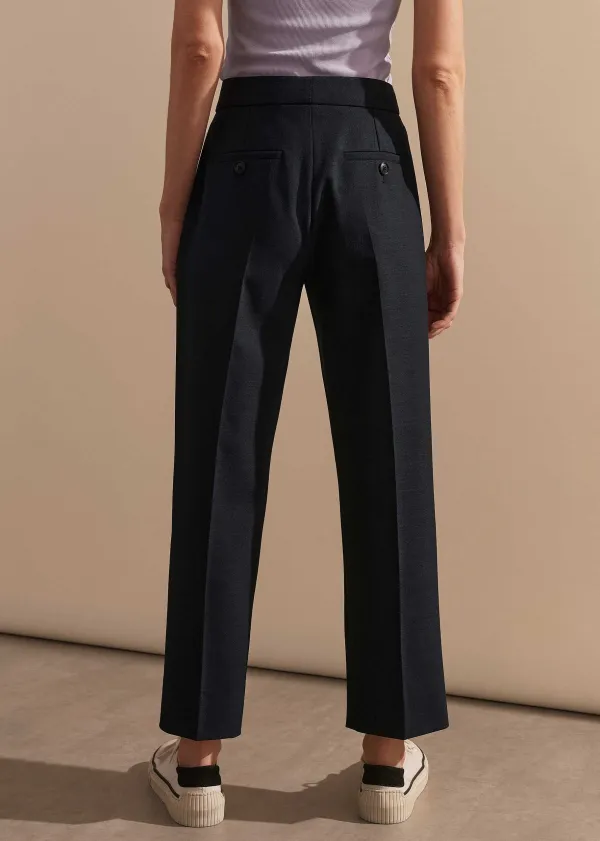Online ME+EM Slim Crop Forever Trouser Navy
