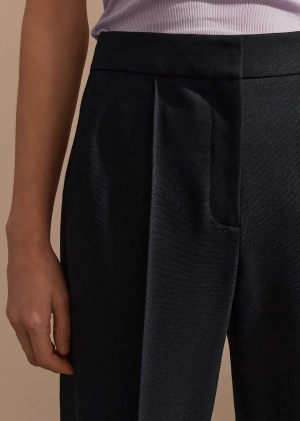 Online ME+EM Slim Crop Forever Trouser Navy