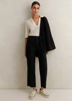 Best ME+EM Slim Crop Forever Trouser Black