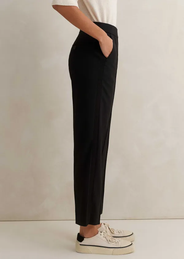 Best ME+EM Slim Crop Forever Trouser Black