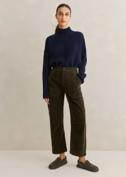 Sale ME+EM Suede Clog Khaki