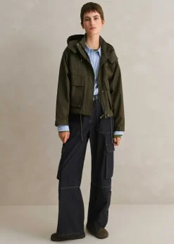 Clearance ME+EM Supersoft Jersey Long Sleeve Top Bright Olive Moulin