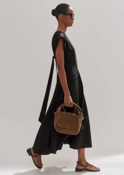 Sale ME+EM Tailored Flare Midi Dress Black